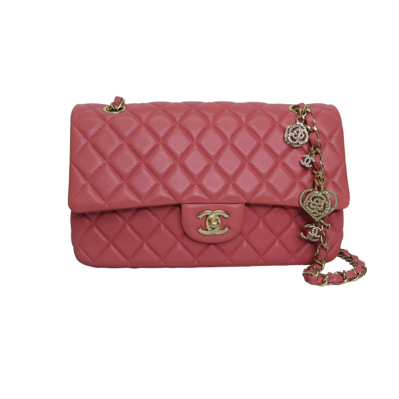 シャネル♡CHANEL♡マトラッセ♡バッグ♡ピンク♡限定♡バレンタイン シャネル CHANEL バレンタイン ミニマトラッセ 8番台 ラムスキン