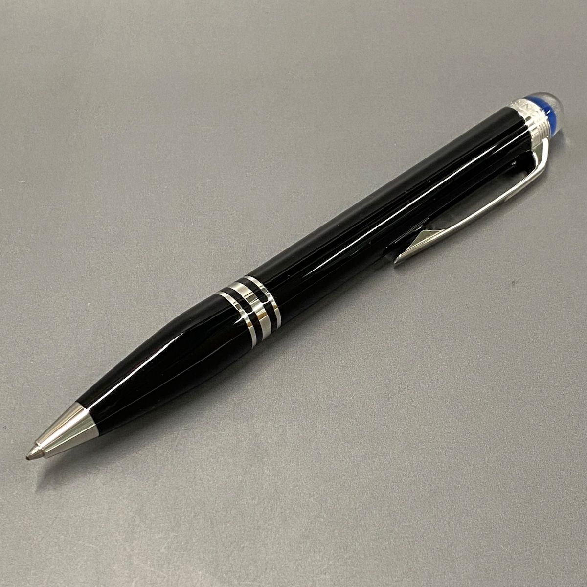 MONTBLANC(モンブラン) ボールペン美品 スターウォーカー 132509 黒×シルバー インクあり(黒) プラスチック×金属素材 - メルカリ