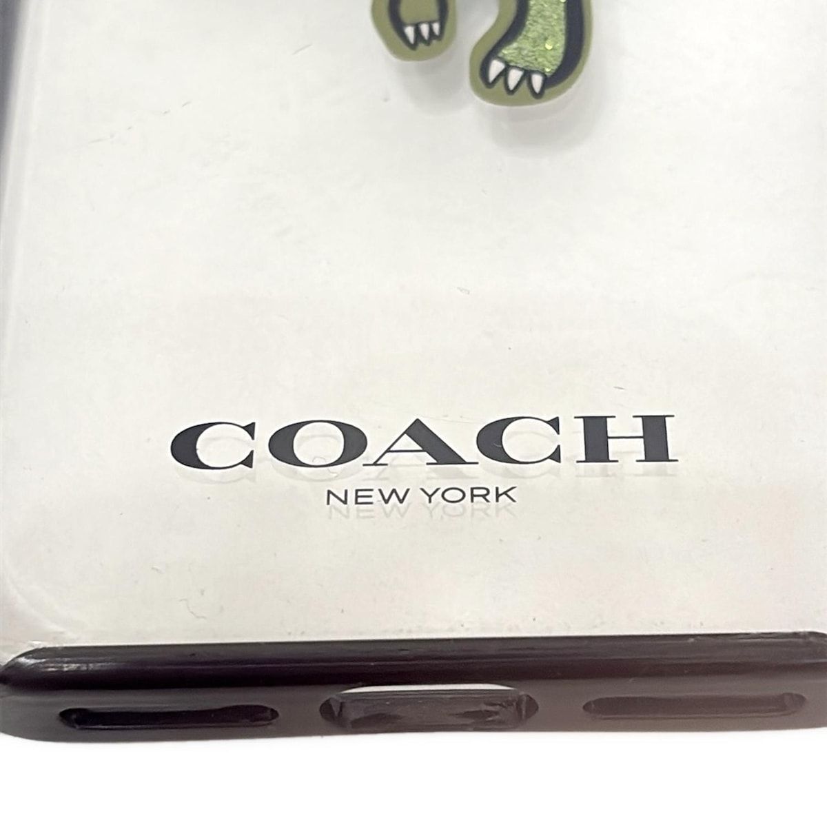 COACH(コーチ) 携帯電話ケース - C2432 クリア×グリーン