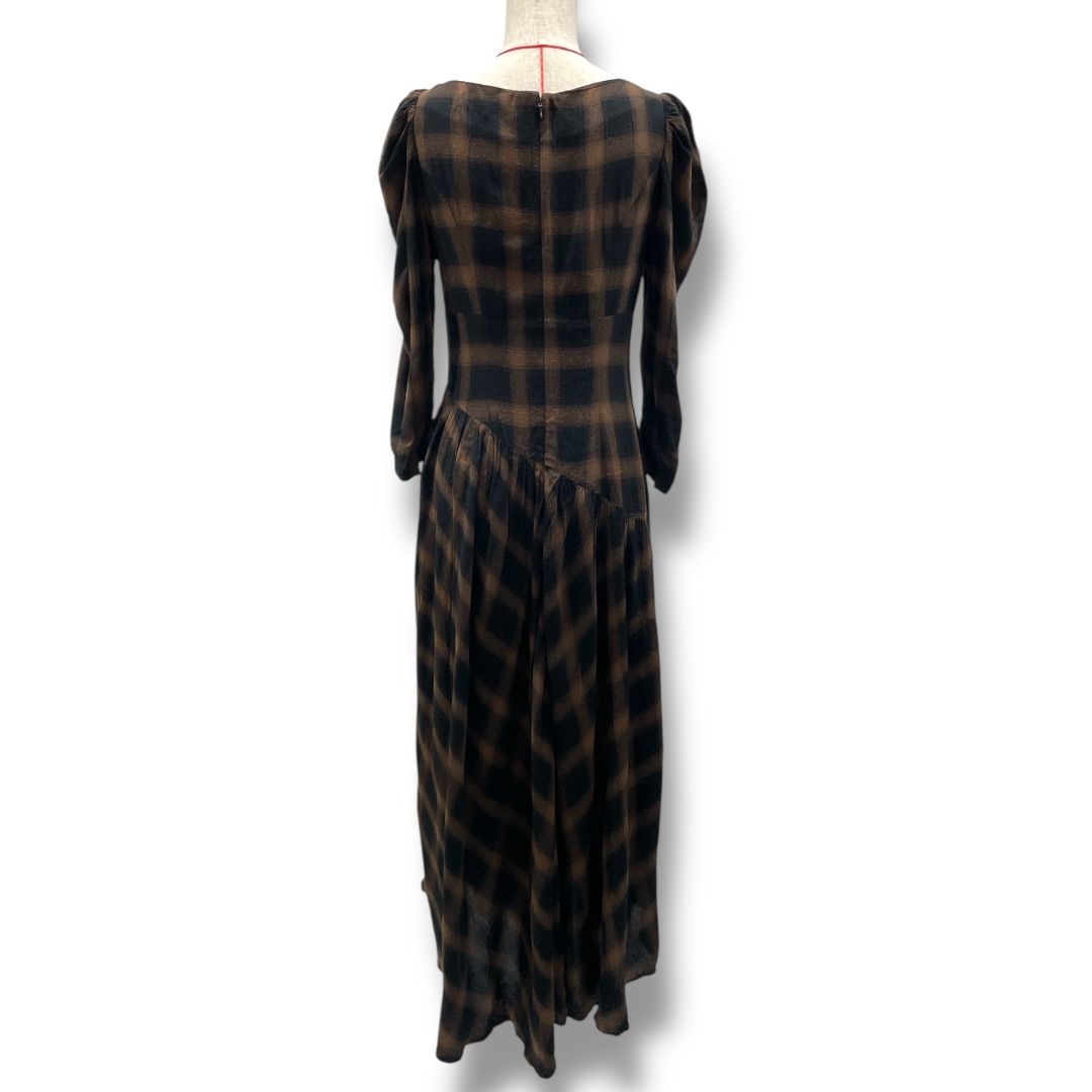 Her lip to ハーリップトゥ Roanne Over Check Dress ロング