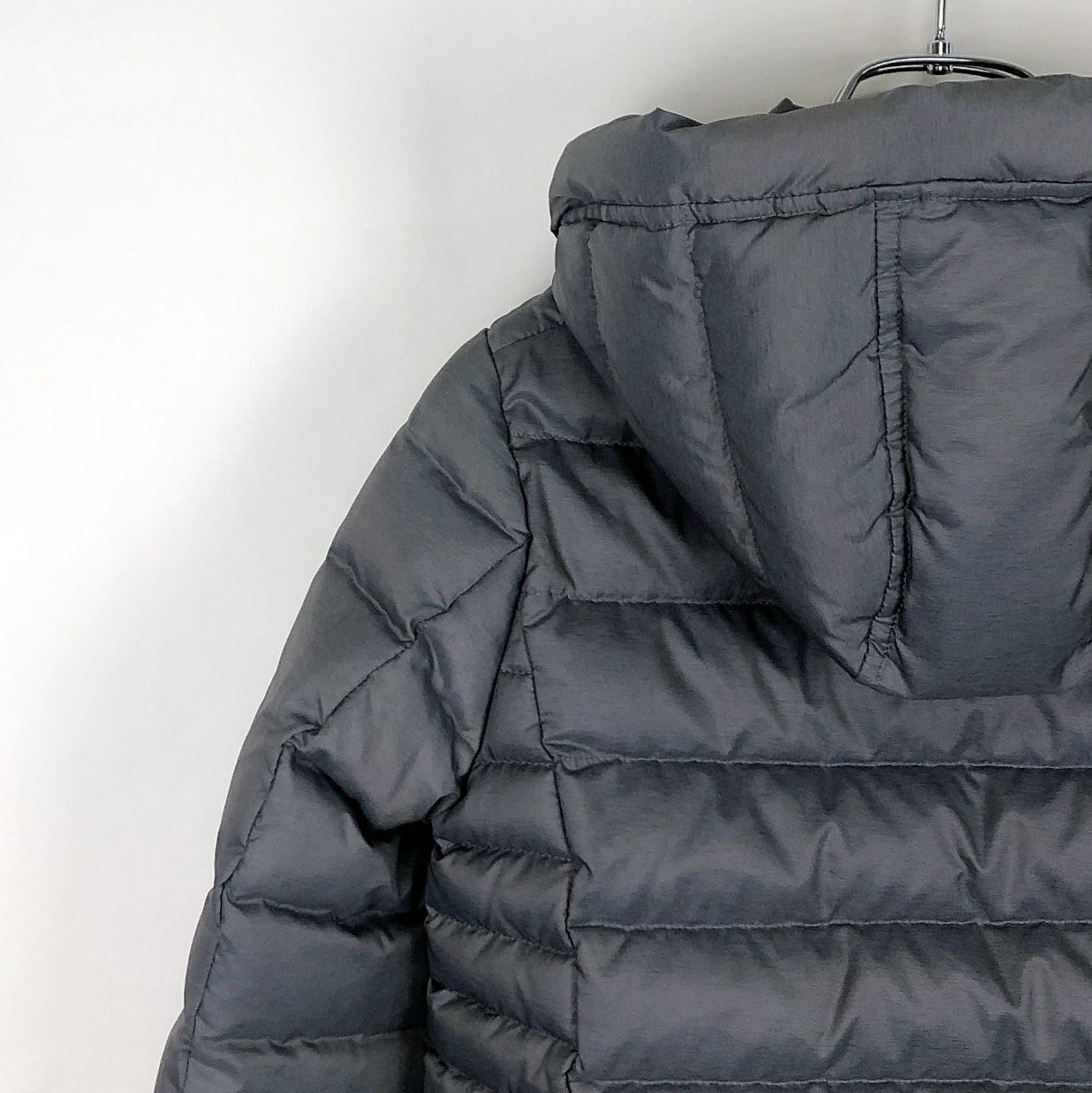 J.PRESS フード付き ポリエステルタフタ ダウンコート