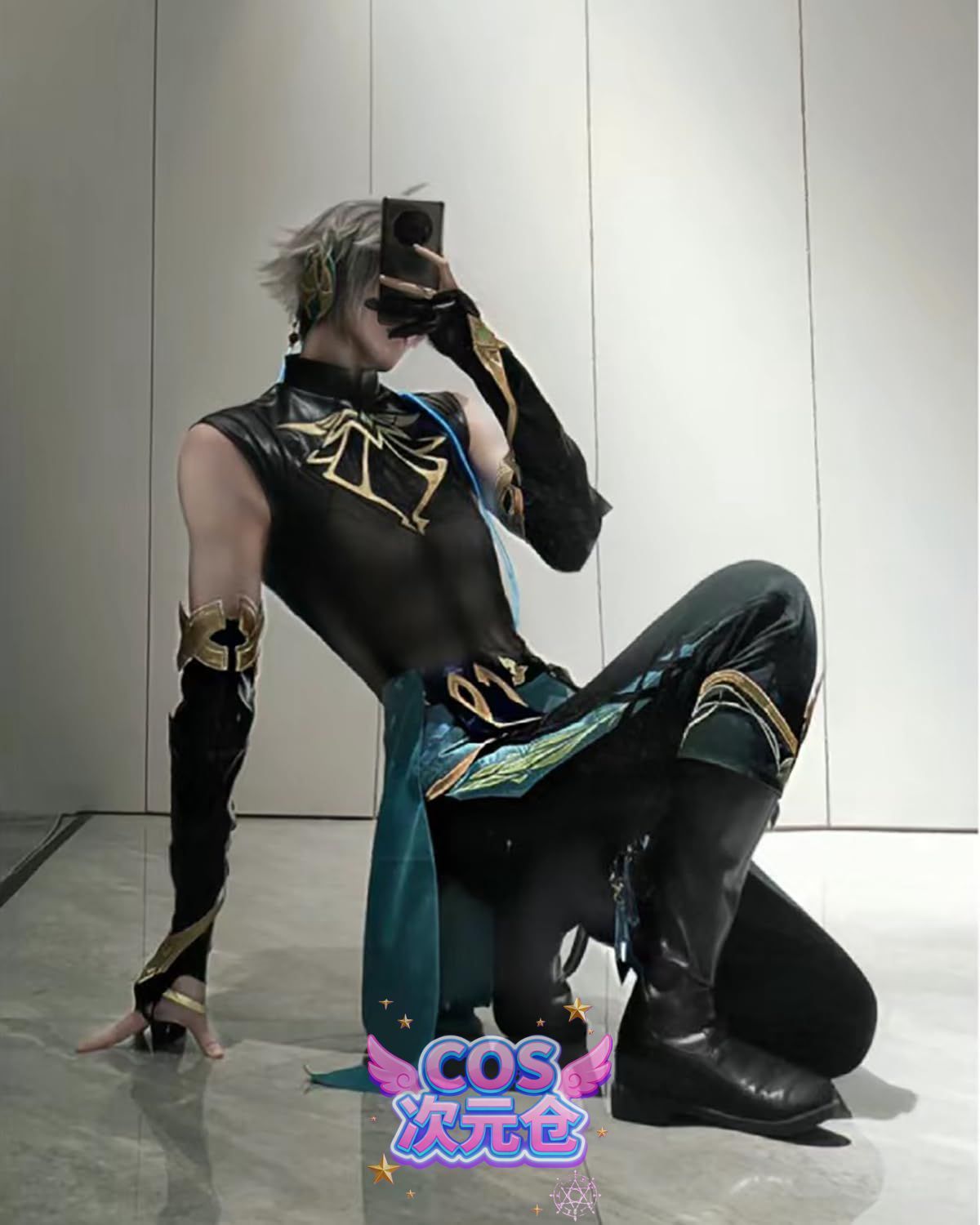 ウィッグ付き 神併