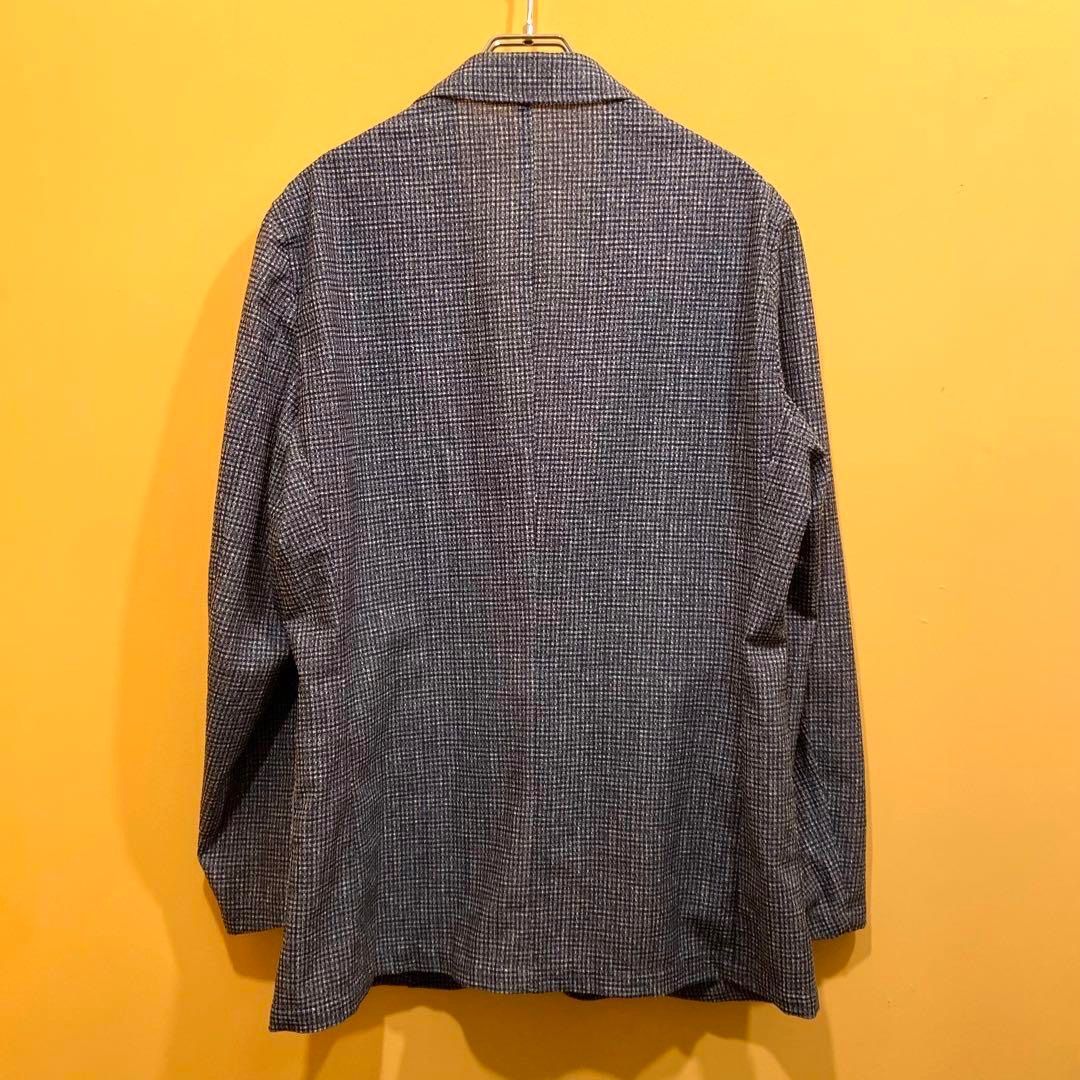 パジャマスーツ AOKI シアサッカー ストレッチ セットアップ ネイビー