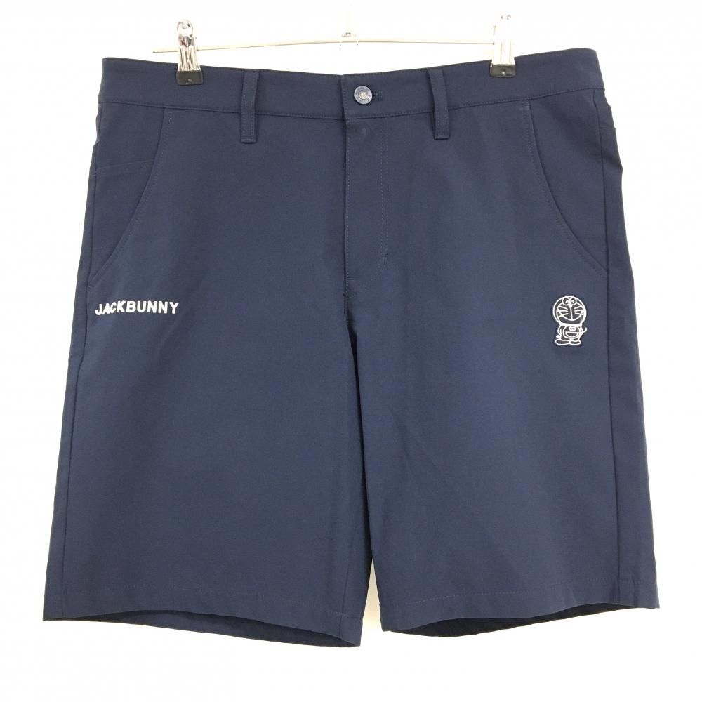 美品】ジャックバニー×ドラえもん ハーフパンツ ネイビー×白