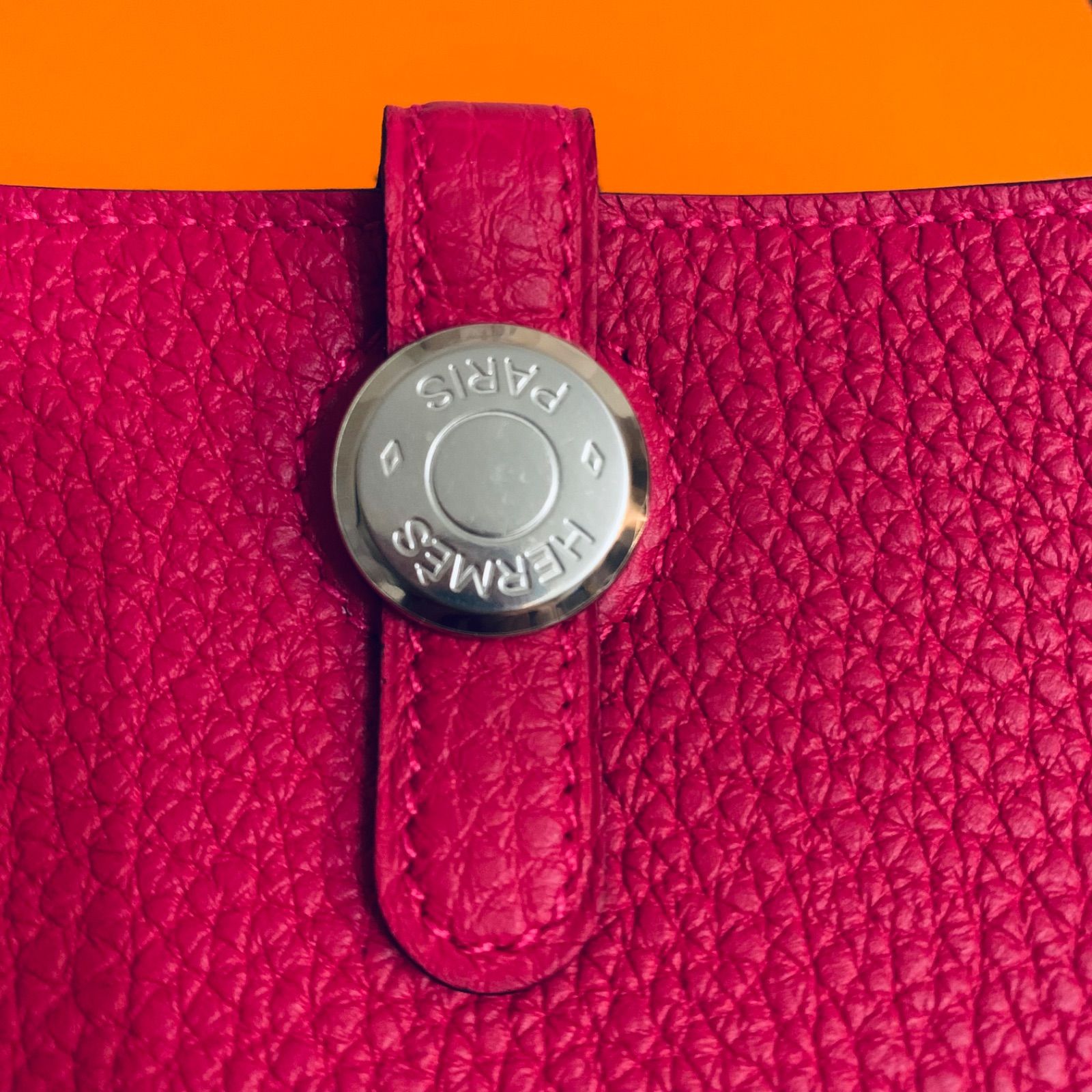 <新品未使用品> エルメス　ドゴンカードケース　ローズパープル 新品未使用品> エルメス ドゴンカードケース ローズパープル - メルカリ