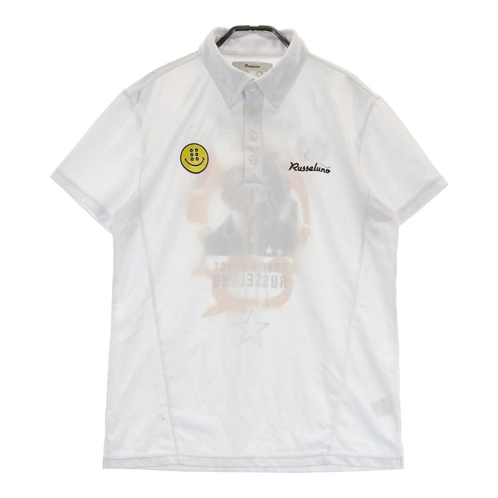 サイズ：5 RUSSELUNO ラッセルノ 半袖ポロシャツ ボタンダウン ルチャ