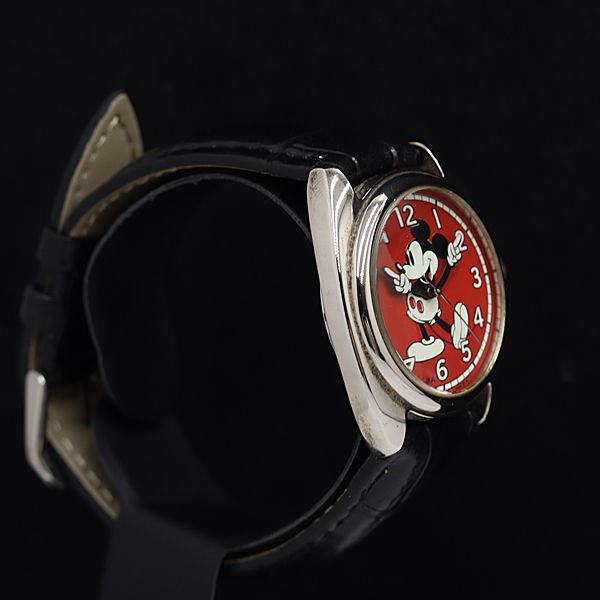 稼働 セイコー アルバ V501-6P10 赤文字盤 ミッキーマウス ディズニー
