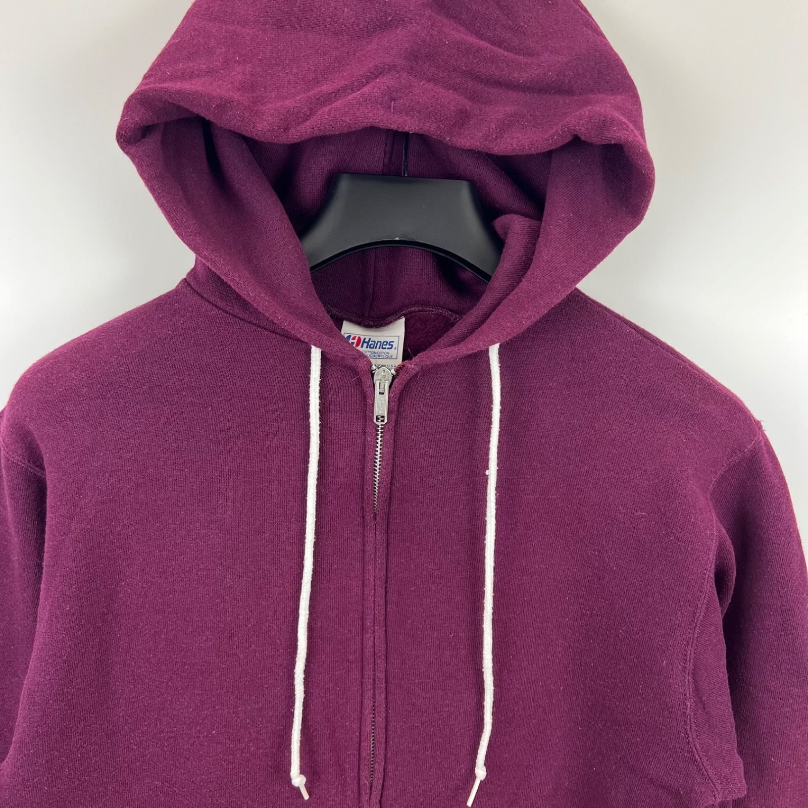 Hanes 80s USA VTG vintage zip sweat hoodie M ヘインズ アメリカ製