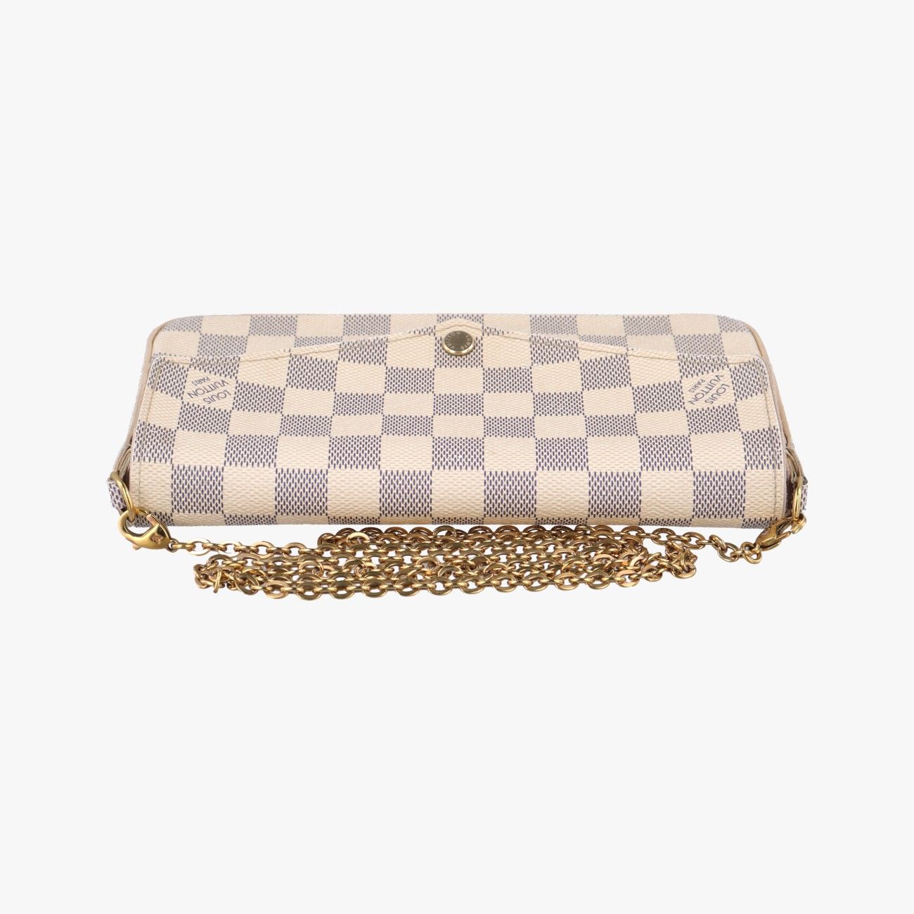 VuittonポシェットフェリシーアズールダミエキャンバスN63106MI4187