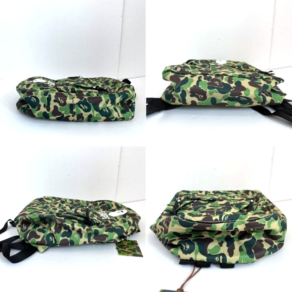 希少性あり　アベイシングエイプ　1st カモ柄リュック 　バックパック バッグ A BATHING APE バックパック リュック 1st CAMO 猿迷彩柄 ア