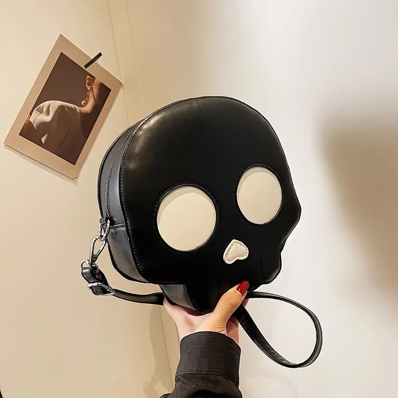 スカルデザインショルダーバッグファッション風変わりなゴーストスカル 