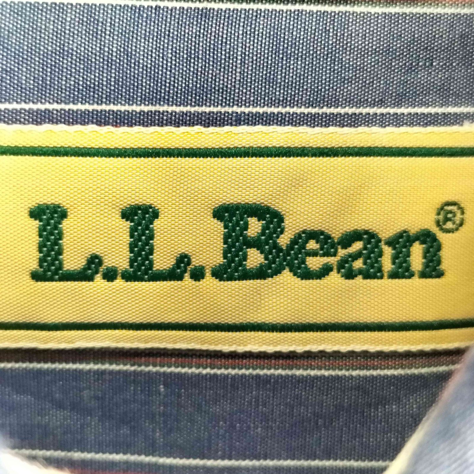 エルエルビーン L.L.Bean 80S ストライプ L/S BD シャツ メンズ