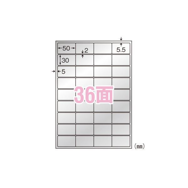 （まとめ） エーワン 屋外でも使えるサインラベルシール ツヤ消しフィルム・シルバー 備品・表示用 31054 5枚入 