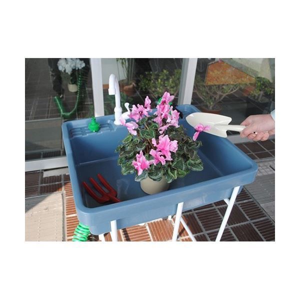 アオヤギコーポレーション 簡易流し台 60cm幅 蛇口付 AP-601 1台 組立品