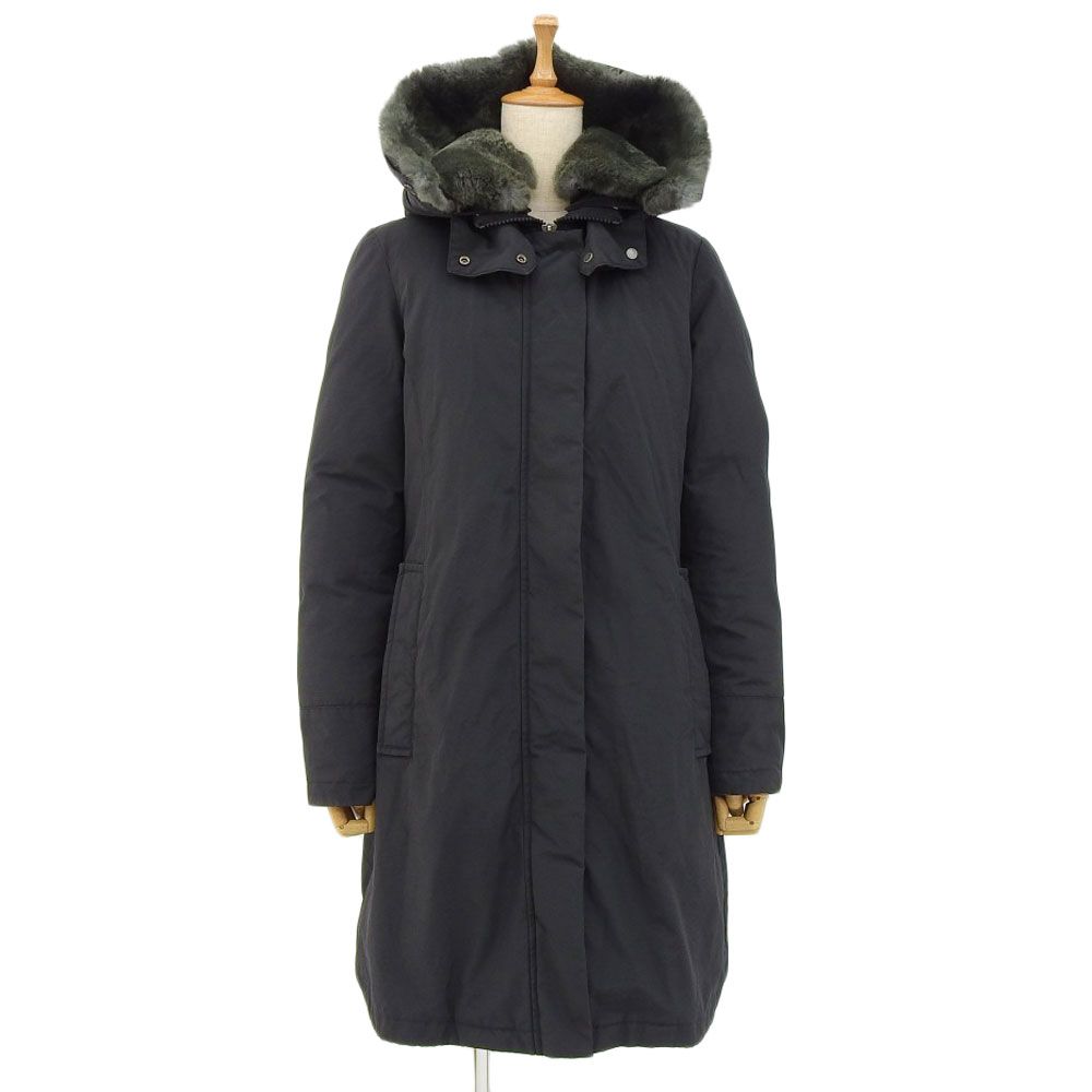 美品 ウールリッチ WOOLRICH 現行紺タグ 1502259 ラビット ファー 64 