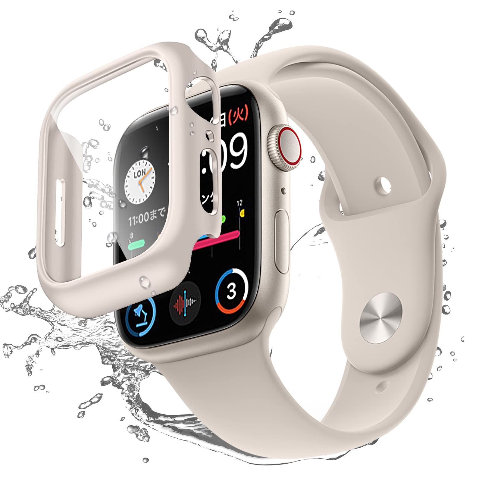 Apple Watch ケース Series7 41mm 全面保護 高透明 - フィルム