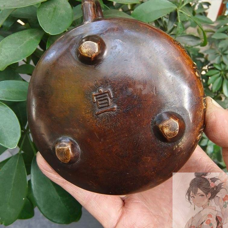 鎏金茶壺 酒壺 住宅 茶道 茶道具 装飾品 工芸品 美術品 - メルカリ