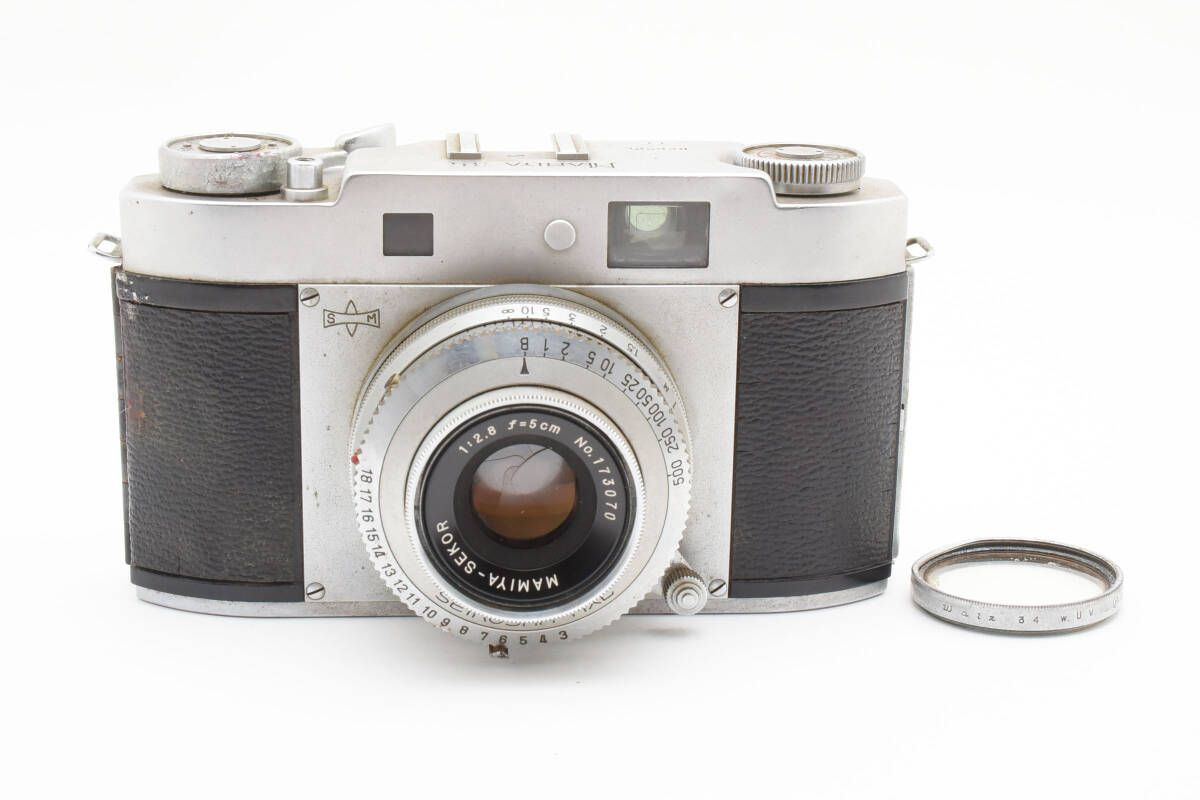 超レア動作品　マミヤ　MAMIYA 350　レンジファインダーカメラ ☆訳あり特上品☆マミヤ MAMIYA-35 SEKOR 5cm F2.8 レンジ