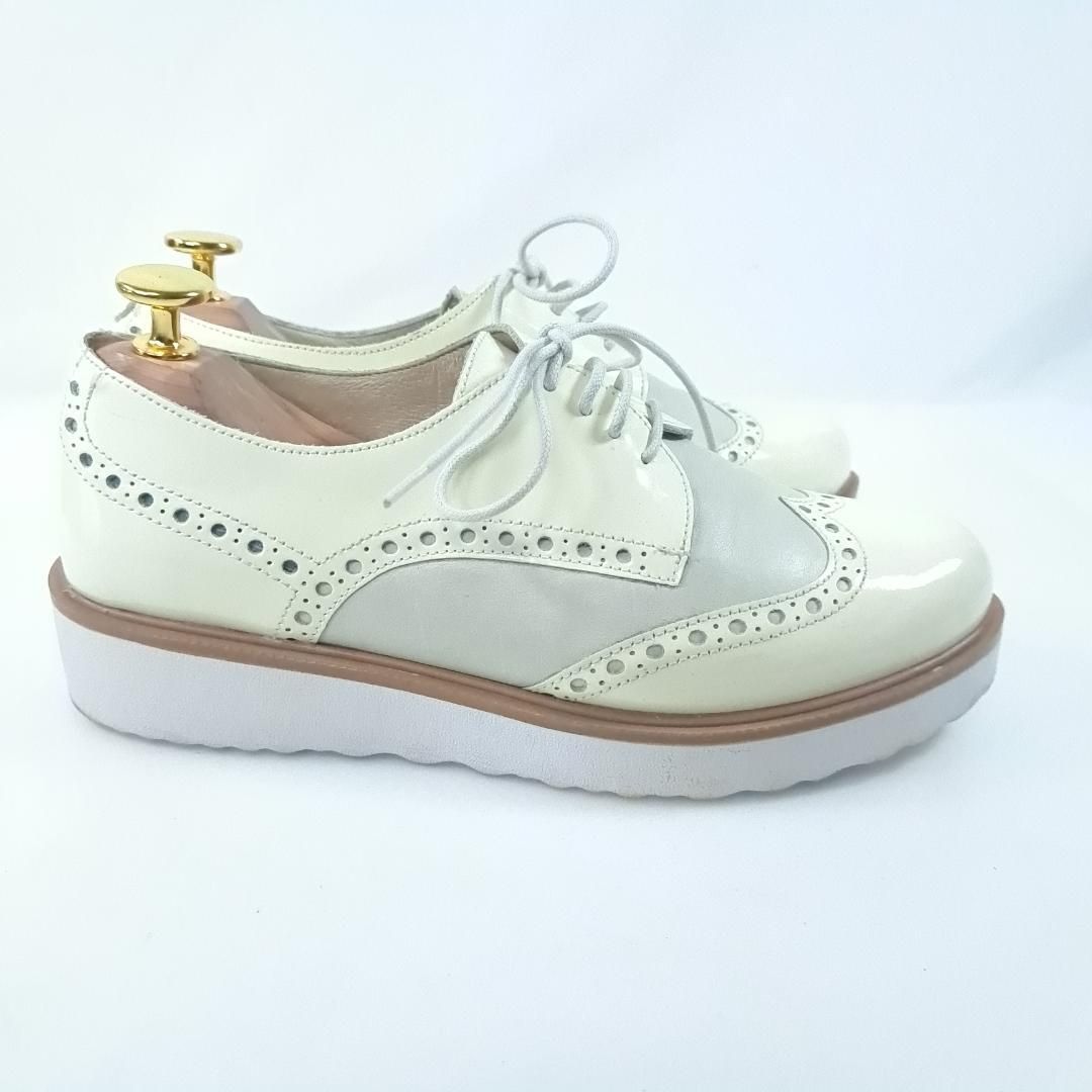 BONTRE ドレスシューズ ウイングチップ メダリオン バイカラー BONTRE ドレスシューズ ウイングチップ メダリオン バイカラー