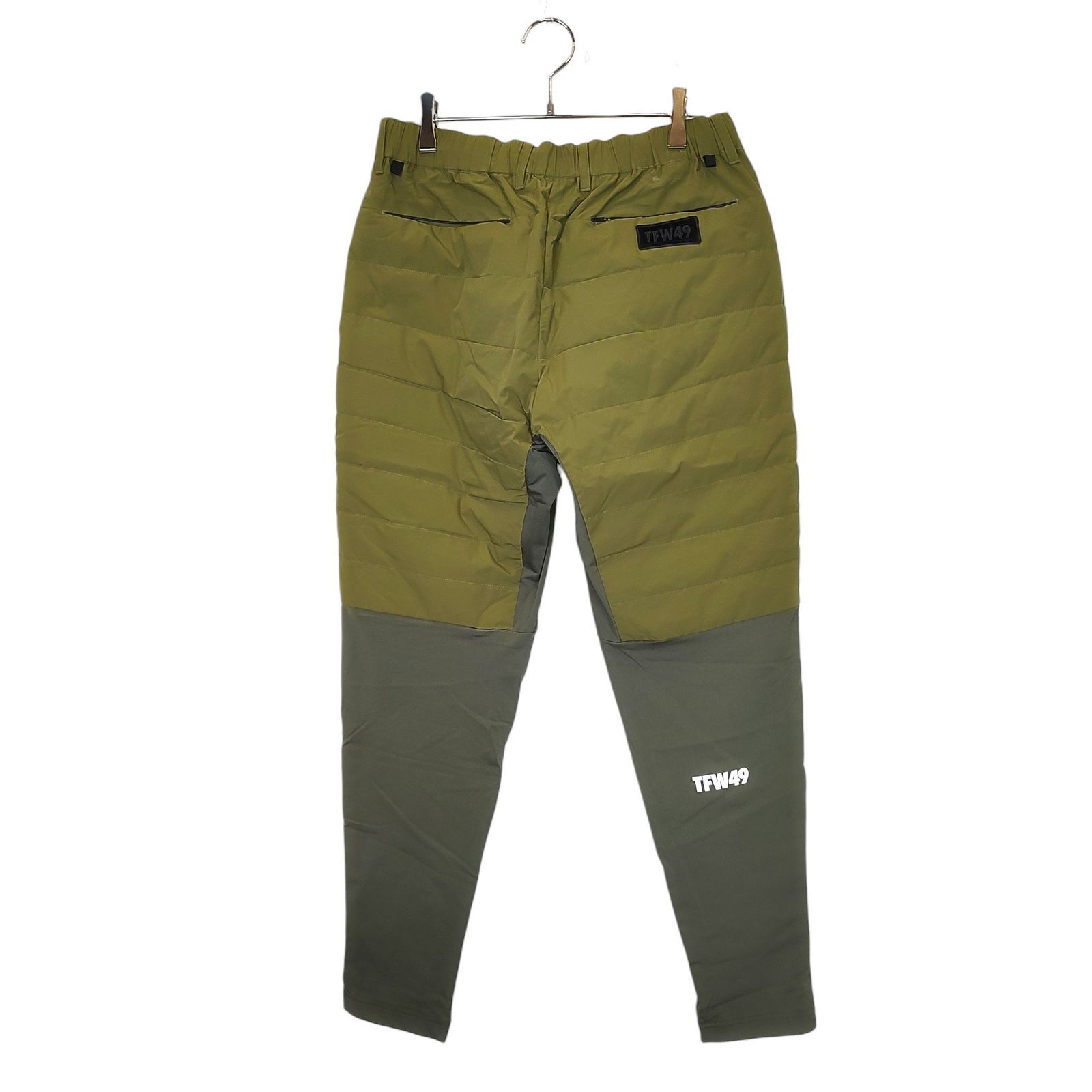 TFW49 ティーエフダブリュー ゴルフ 23AW SHIELD WARMER DOWN PANTS ウォーマー ダウン パンツ T072320010 M カーキ メンズ