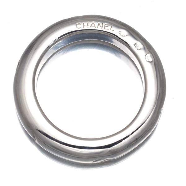 シャネル リング ロゴ ヴィンテージ 13.5号 シルバー 925 #169663  