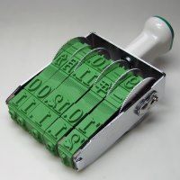 回転印 欧文日付初号 TKD00 明朝体 サンビー