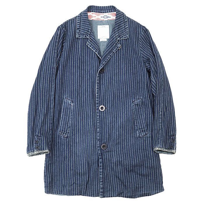 SALE】VISVIM ビズビム ミース コート ウォバッシュ 15SS デニム