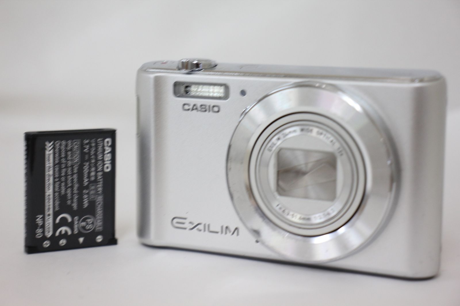 返品保証 カシオ Casio Exilim EX-ZS210 12x バッテリー付き コンパクトデジタルカメラ e726