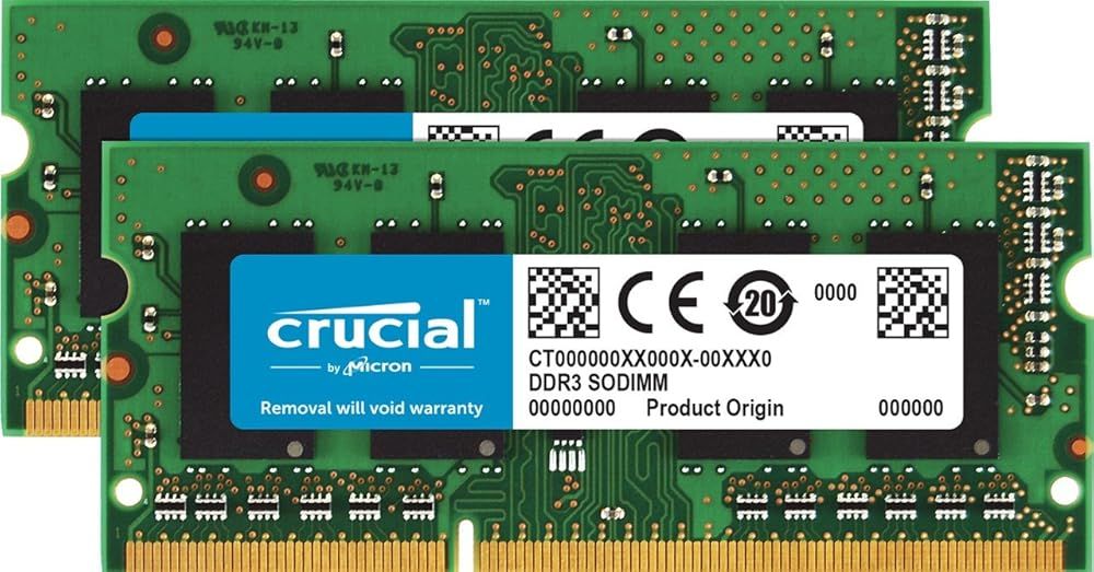 Crucial ノートPC用増設メモリ 16GB 8GBx2枚 DDR3 1600MT|s PC3-12800 CL11 SODIMM 204pin CT2KIT102464BF160B