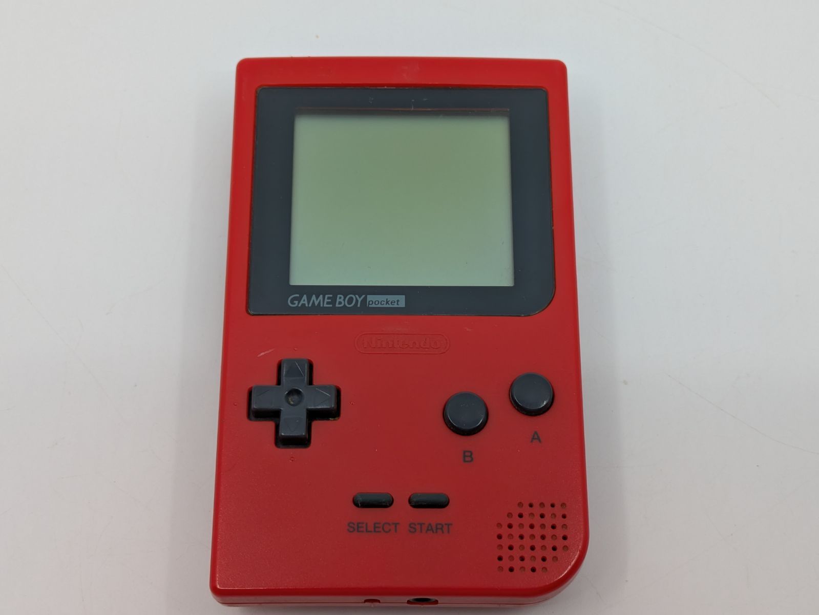 ジャンク】ゲームボーイポケット 本体 レッド 起動OK 音OK