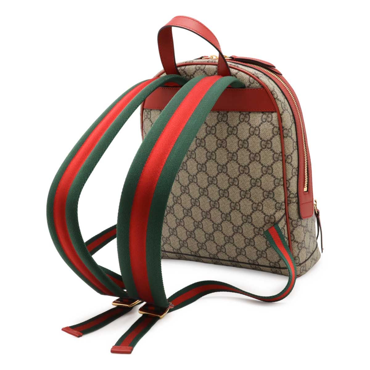 GUCCI グッチ GGスプリーム バックパック リュックサック 刺繍