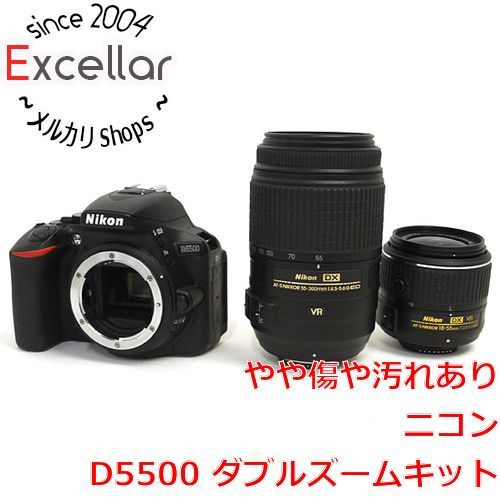 Nikon　D5500 ダブルズームキット　ブラック　訳あり 元箱あり