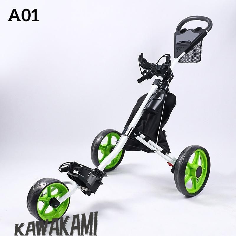 グリーンゴルフカート プッシュプルゴルフカート 折り畳み式カート