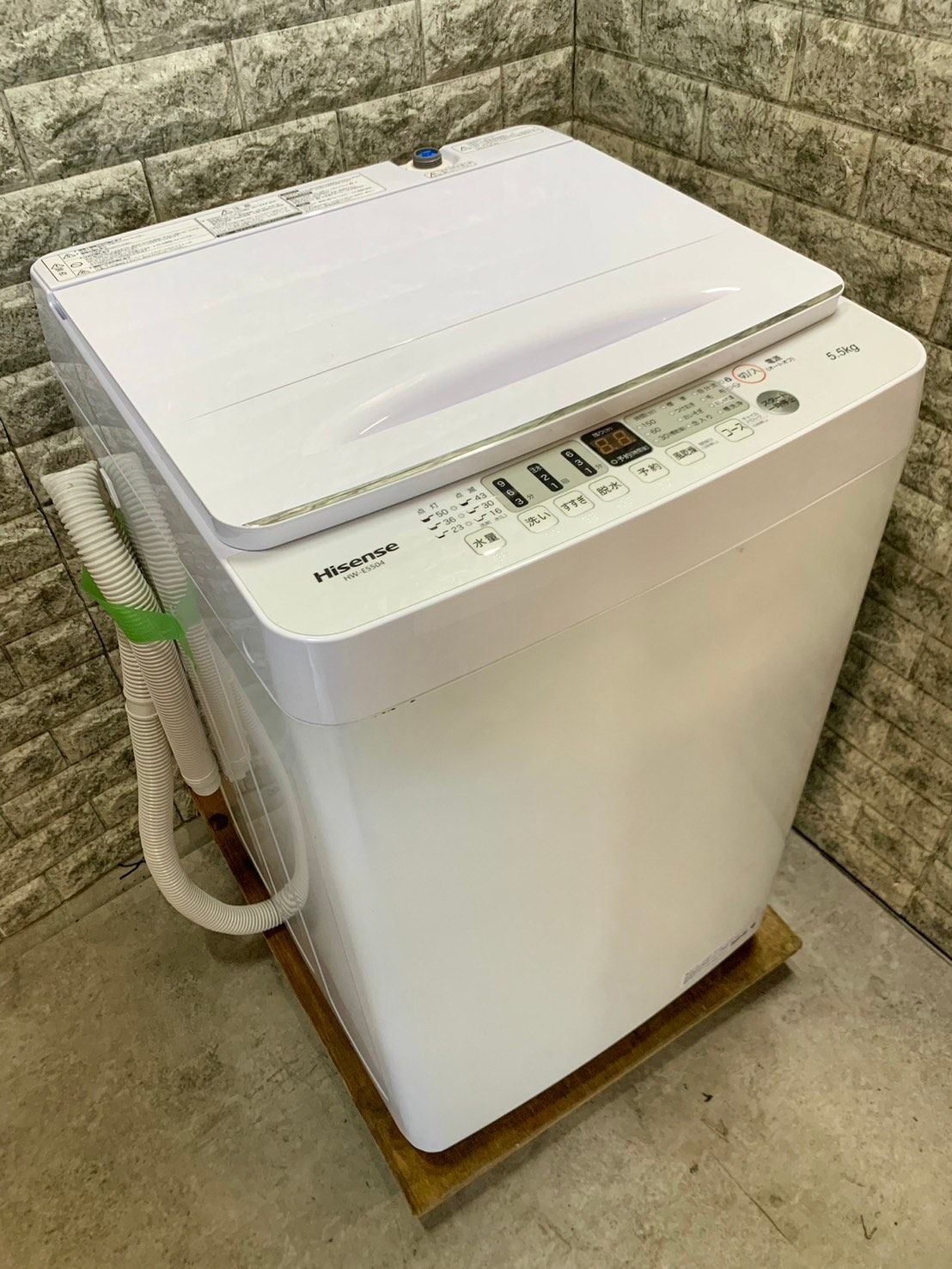 ハイセンス　2021年　5.5㎏　HW-E5504 ハイセンス2021年5.5㎏HW-E5504