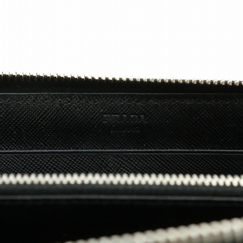 プラダ　長財布　ラウンドジップ　三角プレート　スタッズ　ナイロン　ブラック imgrc0068530818.jpg