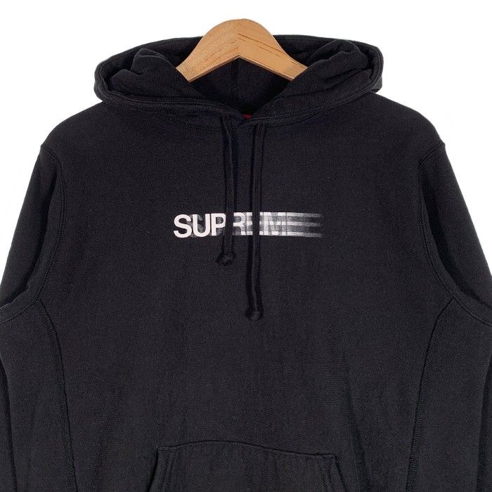 SUPREME シュプリーム 20SS Motion Logo Hooded Sweatshirt モーションロゴ スウェットパーカー ブラック  Size S - メルカリ