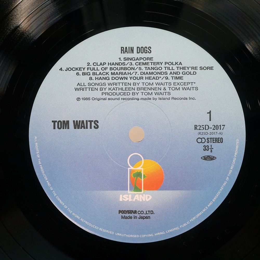 トムウェイツ|レインドッグ|ISLAND