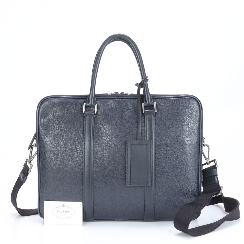 美品 PRADA プラダ 2WAY ビジネスバッグ ギャランティ付 美品 PRADA プラダ 2WAY ビジネスバッグ ギャランティ付