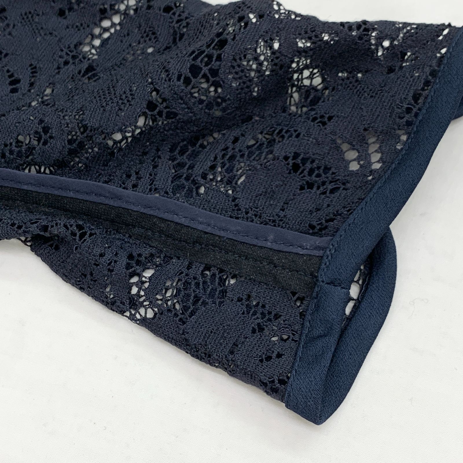 Mame Kurogouchi マメクロゴウチ Lace Sleeves I-Line Dress レース