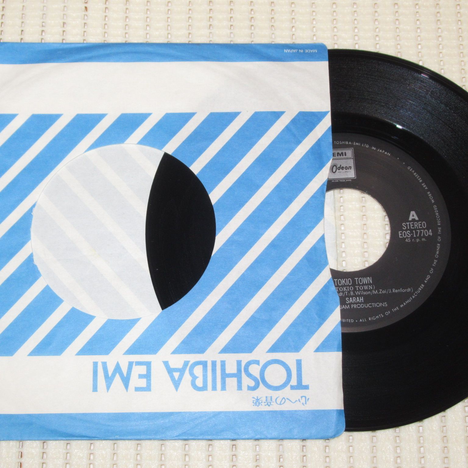 Homecomings レコードシングル 4枚セット シングルレコード サラー SARAH TOKIO TOWN EOS-17704 - メルカリ