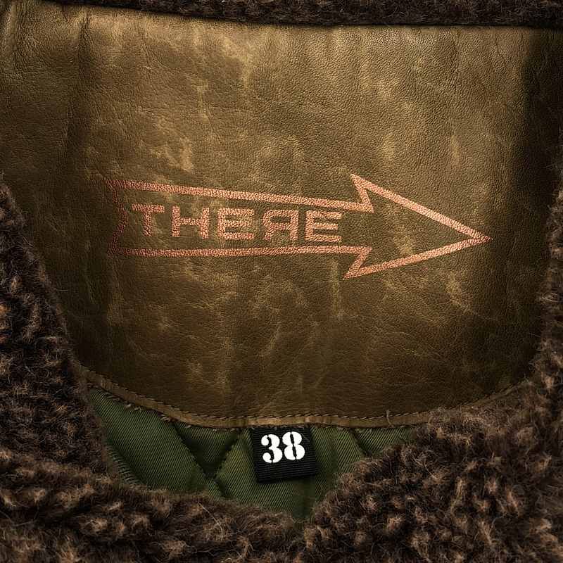 THERE / ゼア | Alabama 襟ボア 裏地キルティング アーミージャケット