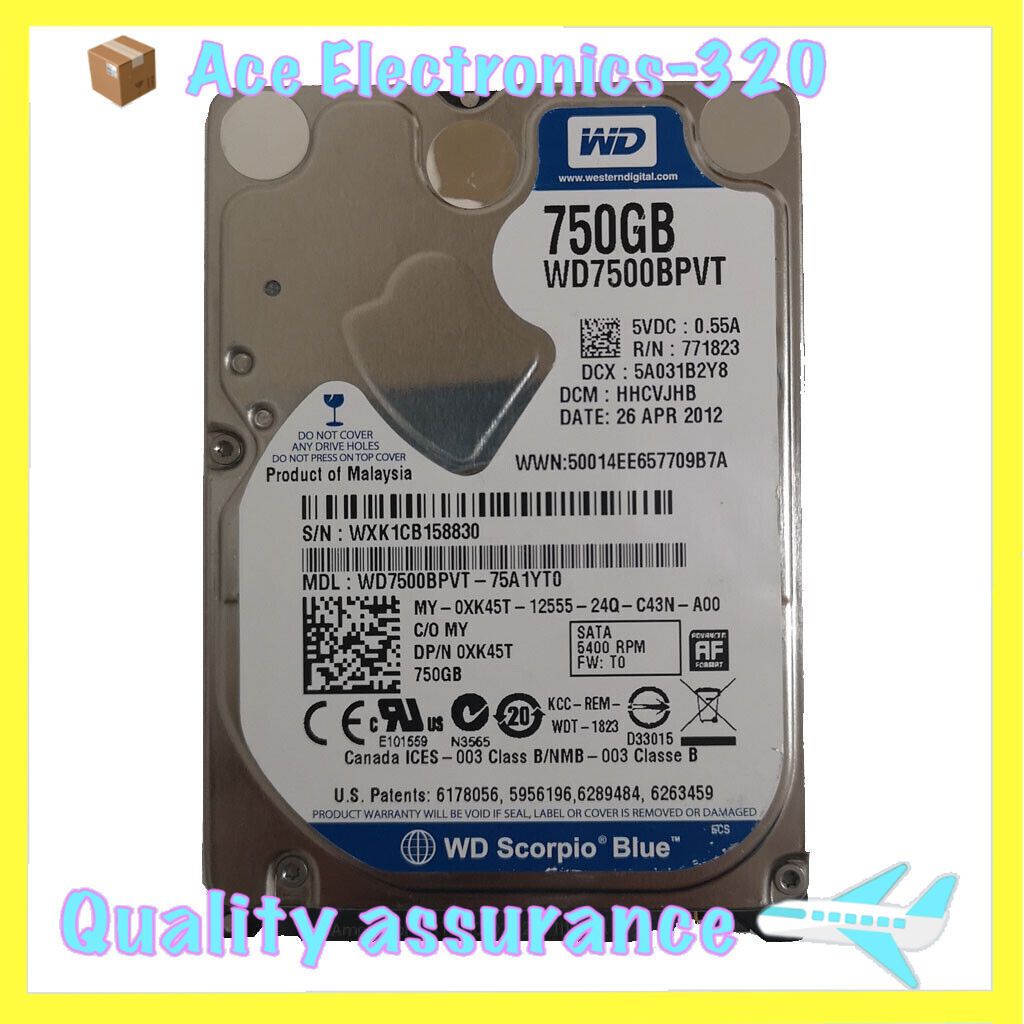 WD7500BPVT