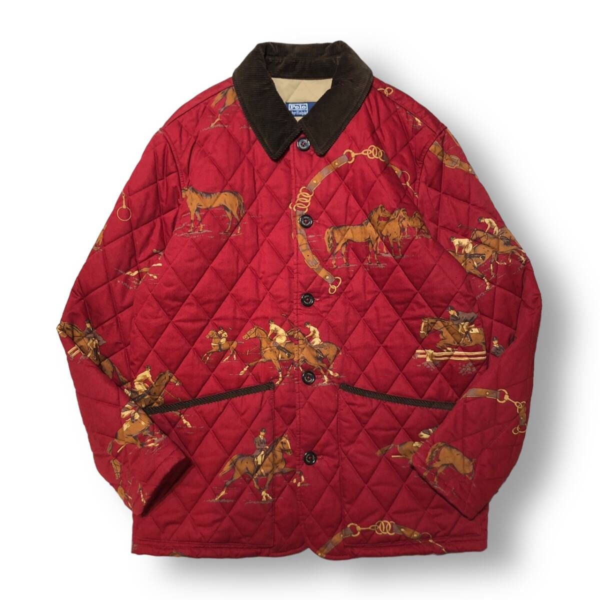 POLO RALPH LAUREN TOWN＆COUNTRY MULTI キルティング ジャケット Мサイズ ポロラルフローレン 