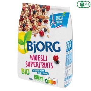 3営業日で発送 ビオルグ 有機ミューズリー ベリーミックス 375g オーガニック BJ11 入数 12