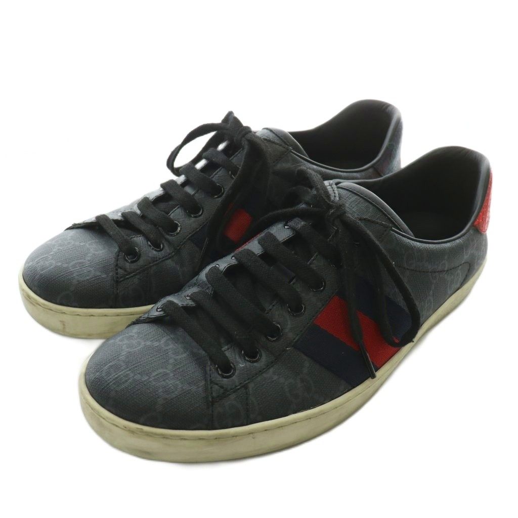 グッチ GUCCI エース スニーカー レザー ローカット GG