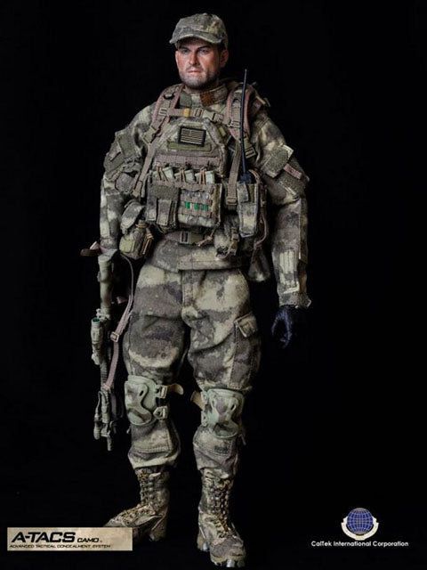 Cal-Tek 1/6フィギュア A-TACS CAMO 先進戦術隠蔽システムオペレータ