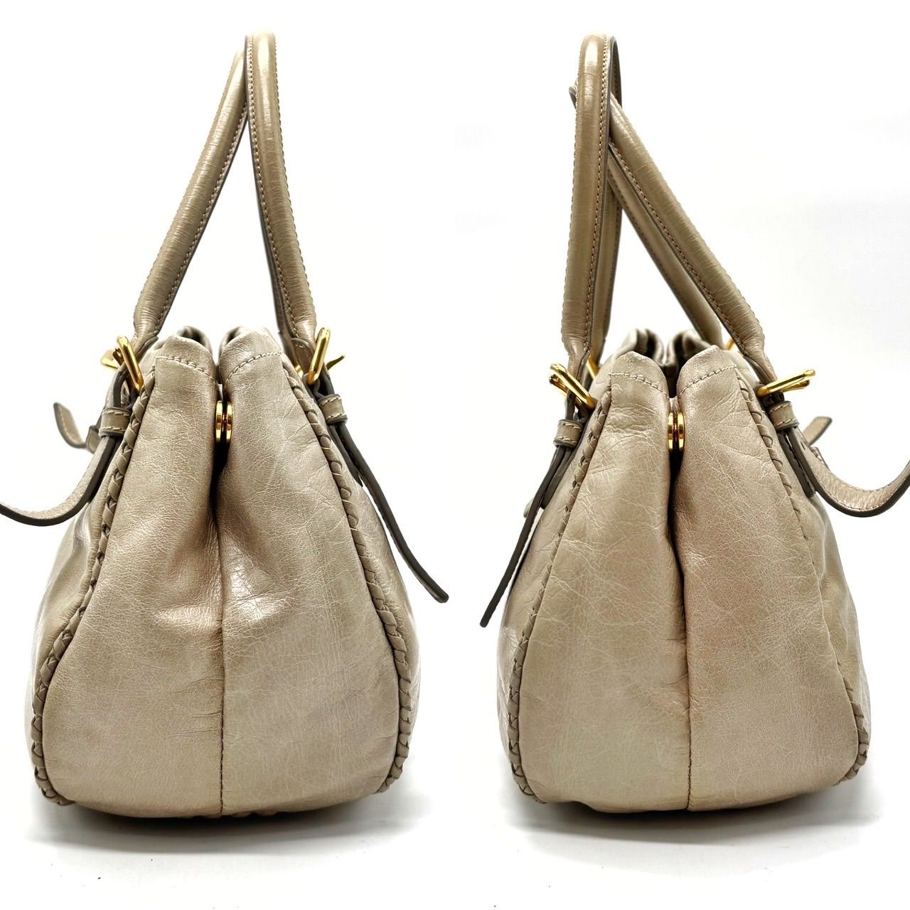 ✨良品✨ PRADA プラダ 2way ショルダーバッグ トートバッグ ヴィッ 