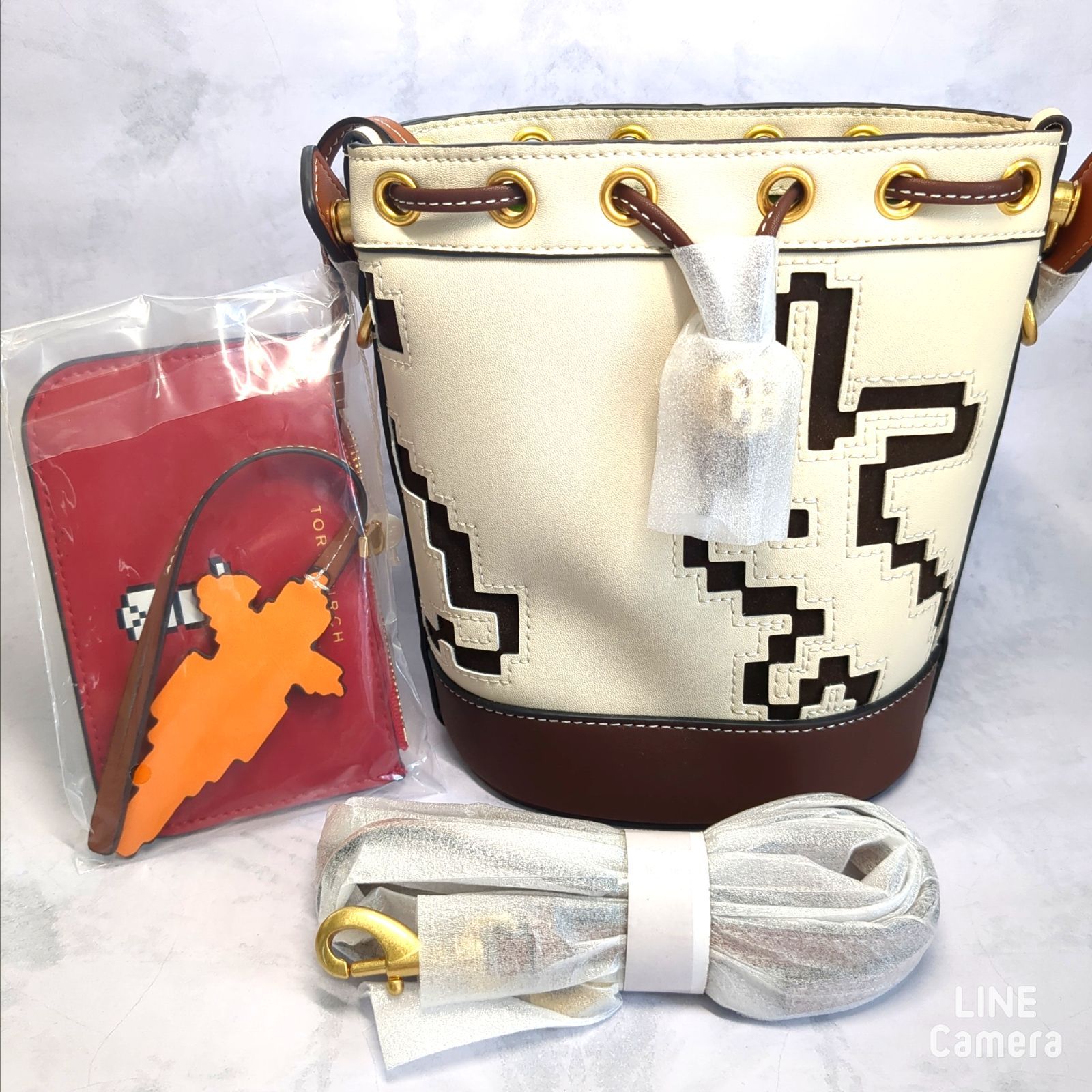 トリーバーチ Tory Burch ピクセル ラビット ウサギ うさぎ バケット 