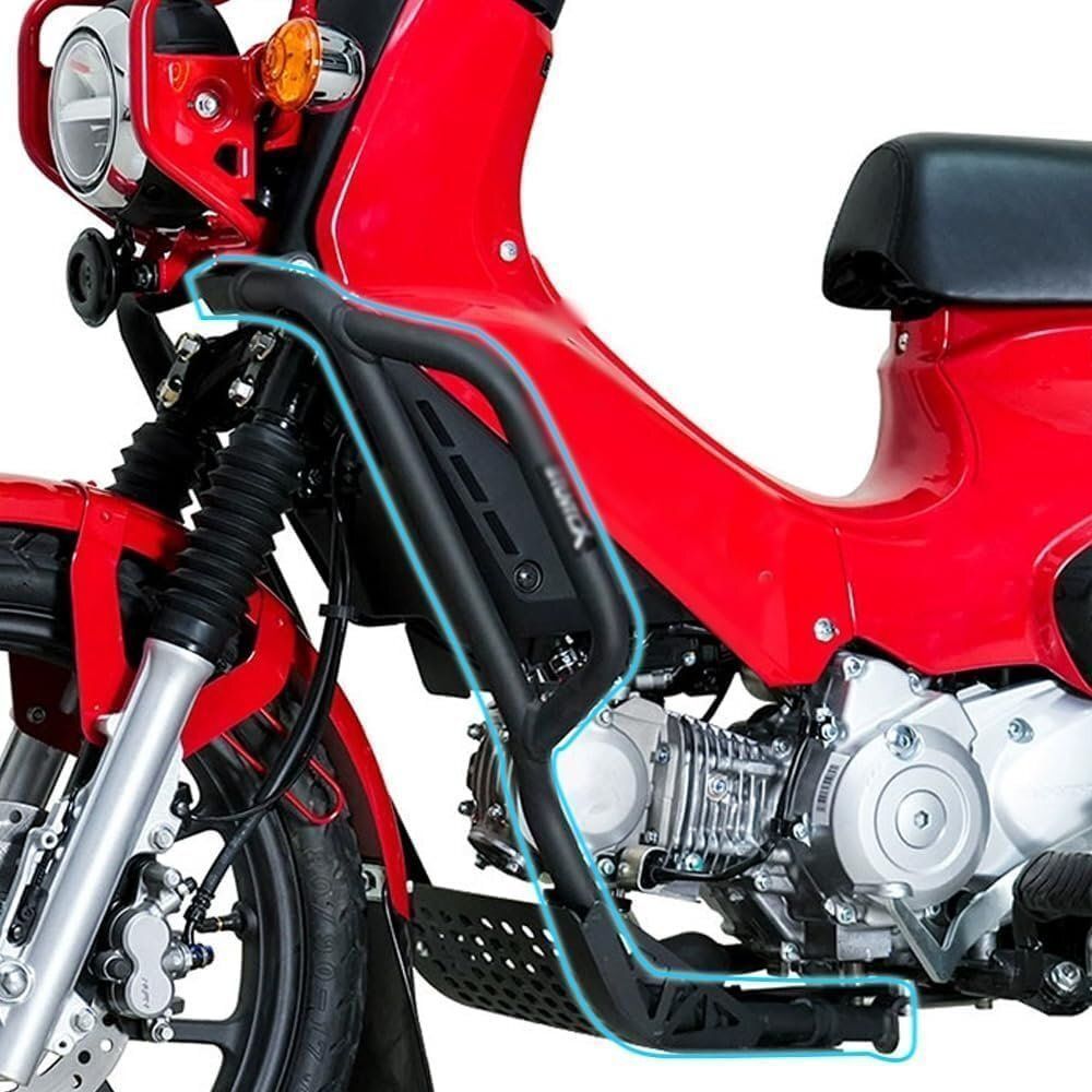 送料無料 For クロスカブ 110 CC110 オートバイガードバー落下防止バーバンパーオートバイエンジン下部ガードプレート CC110 アクセサリーに適してい