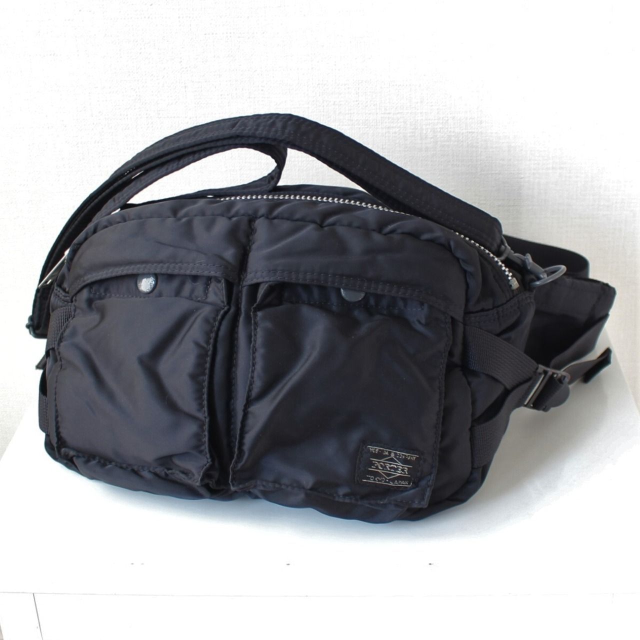 PORTER ポーター 00s タンカー 2WAY ウエストバッグ 日本製 黒